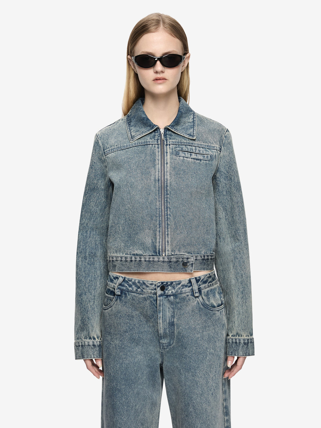 TEO CROPPED JACKET - PRINT