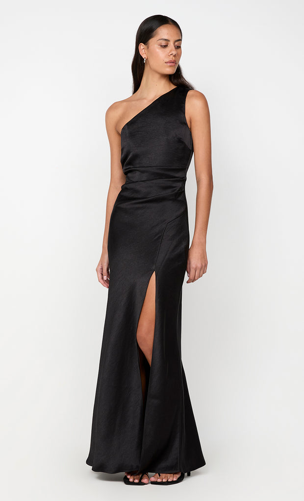 THE DREAMER ASYM DRESS - BLACK
