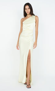 THE DREAMER ASYM DRESS - ICE YELLOW