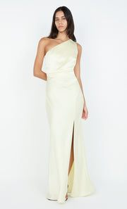 THE DREAMER ASYM DRESS - ICE YELLOW