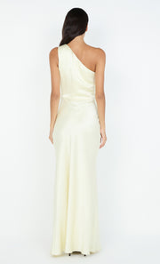 THE DREAMER ASYM DRESS - ICE YELLOW