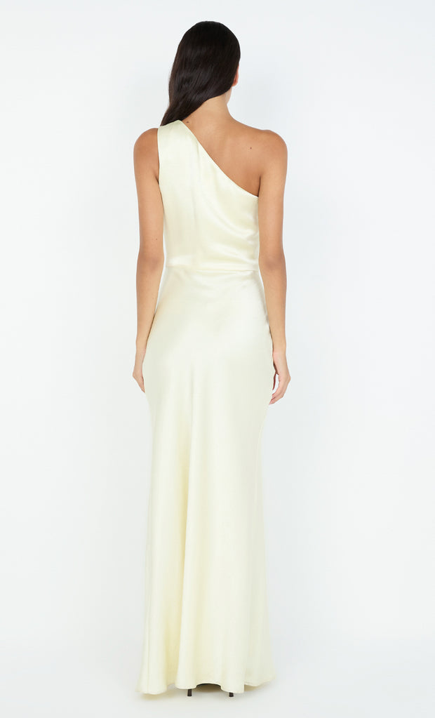 THE DREAMER ASYM DRESS - ICE YELLOW