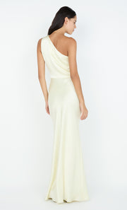 THE DREAMER ASYM DRESS - ICE YELLOW