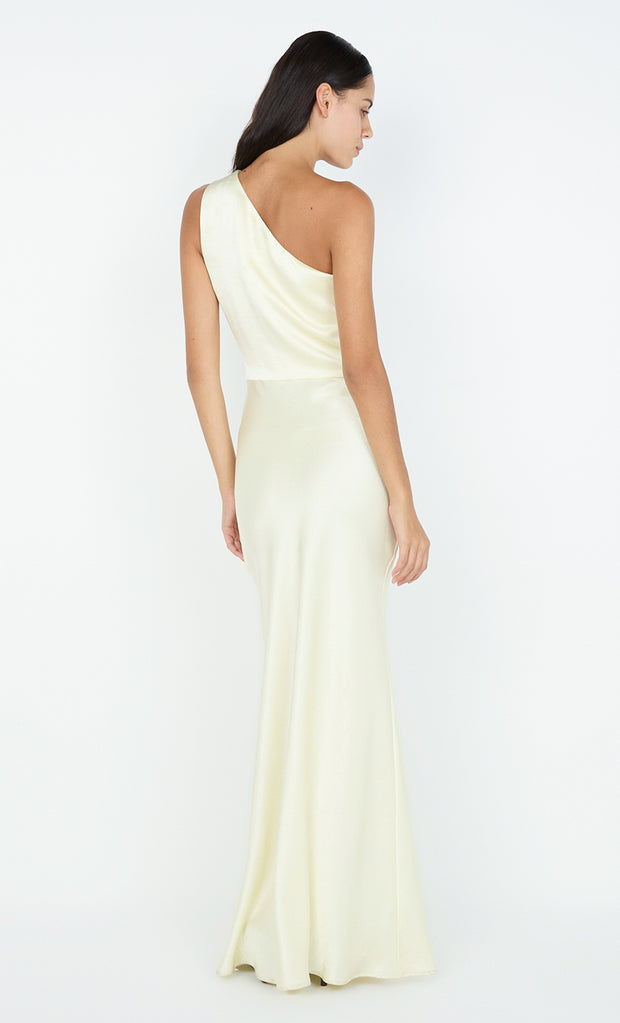 THE DREAMER ASYM DRESS - ICE YELLOW