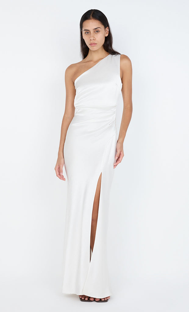 THE DREAMER ASYM DRESS - IVORY