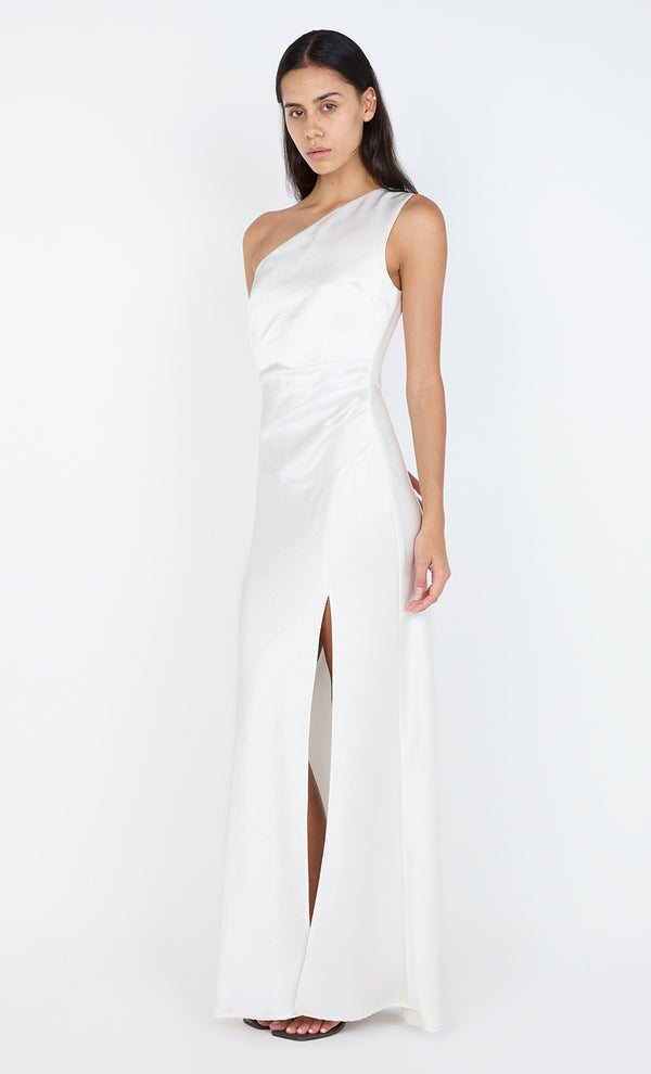 THE DREAMER ASYM DRESS - IVORY