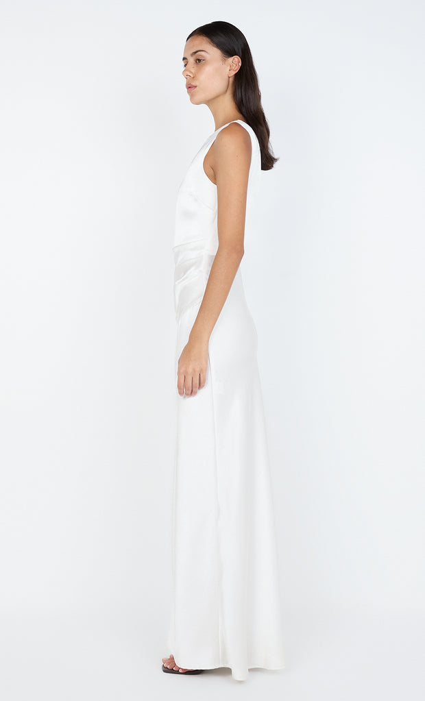 THE DREAMER ASYM DRESS - IVORY