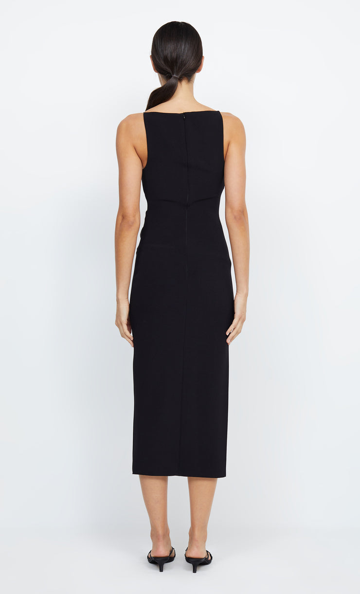 BE MINE TUCK DRESS - BLACK