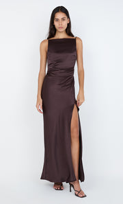 THE DREAMER MAXI DRESS - DARK CHOCOLATE