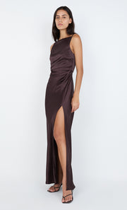 THE DREAMER MAXI DRESS - DARK CHOCOLATE