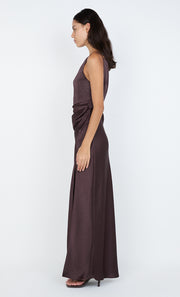 THE DREAMER MAXI DRESS - DARK CHOCOLATE