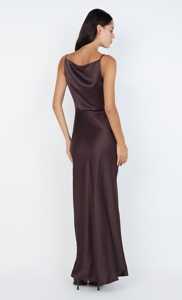 THE DREAMER MAXI DRESS - DARK CHOCOLATE