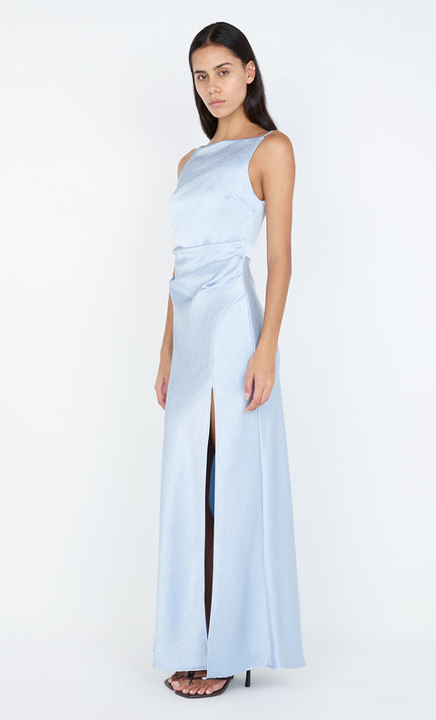 THE DREAMER MAXI DRESS - DUSTY BLUE