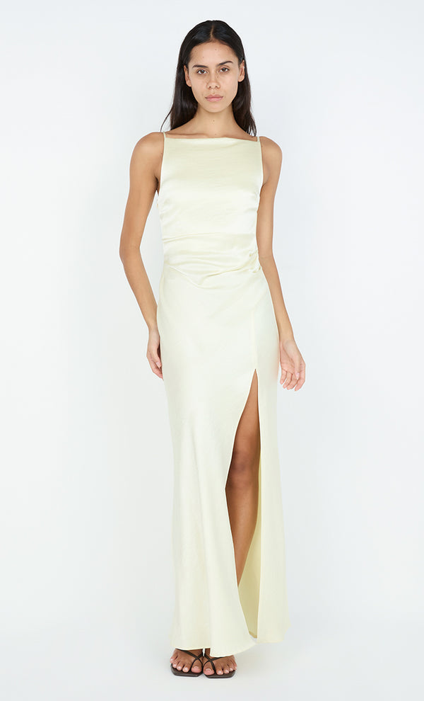 THE DREAMER MAXI DRESS - ICE YELLOW