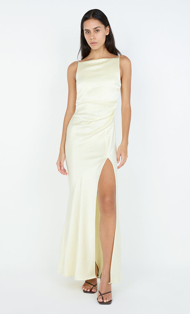 THE DREAMER MAXI DRESS - ICE YELLOW