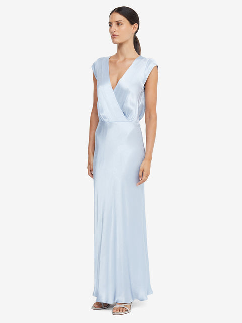 MOON DANCE MAXI DRESS - DUSTY BLUE