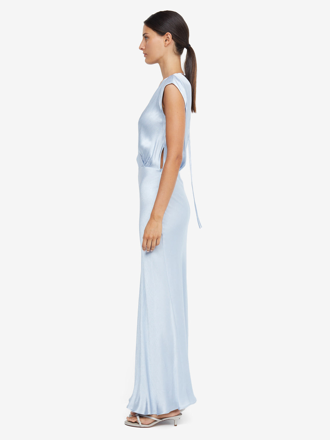MOON DANCE MAXI DRESS - DUSTY BLUE