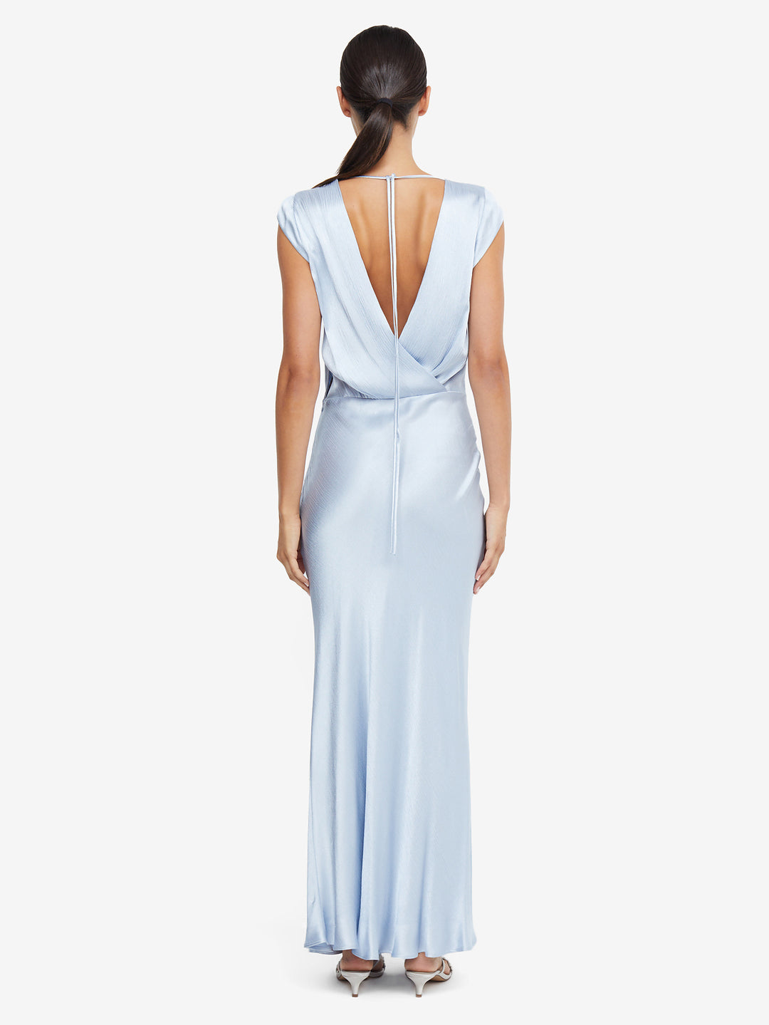 MOON DANCE MAXI DRESS - DUSTY BLUE