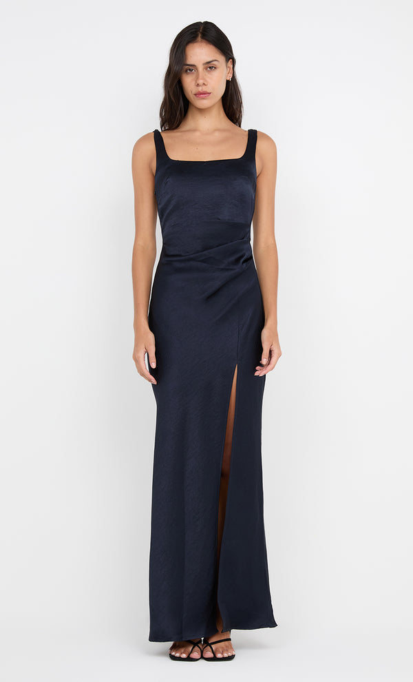 THE DREAMER SQUARE NECK DRESS - INK