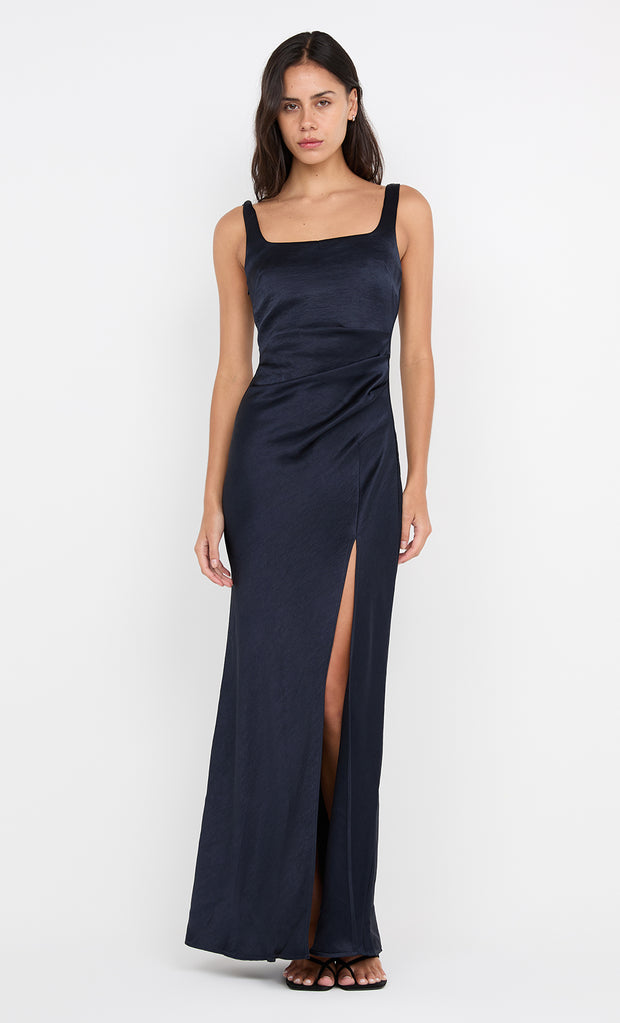 THE DREAMER SQUARE NECK DRESS - INK