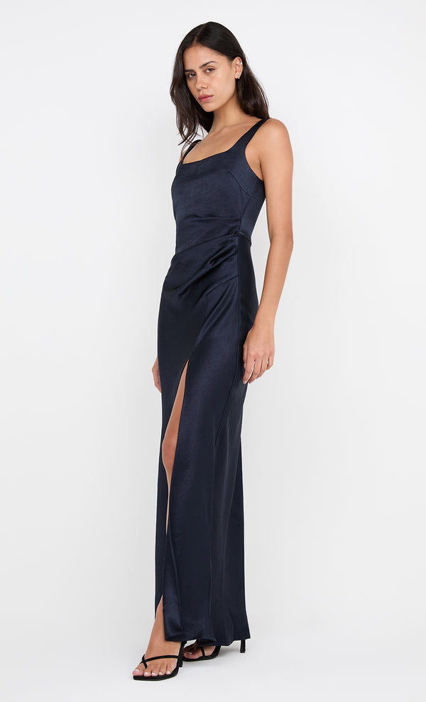 THE DREAMER SQUARE NECK DRESS - INK
