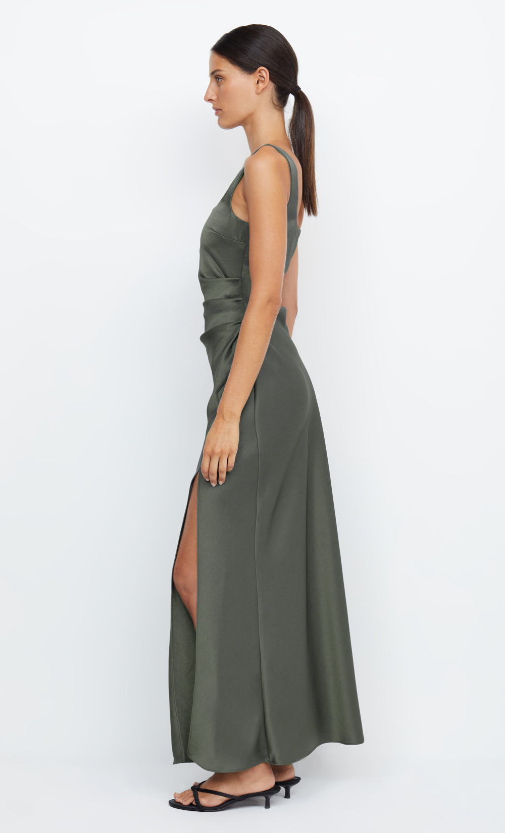 DREAMER SQUARE NECK DRESS - DARK WILLOW