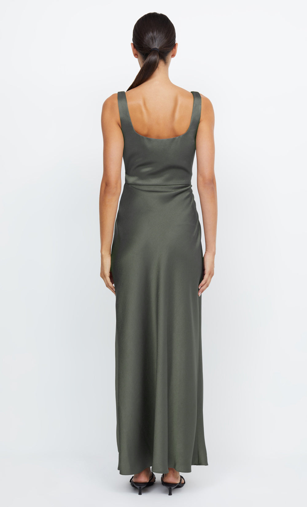 DREAMER SQUARE NECK DRESS - DARK WILLOW