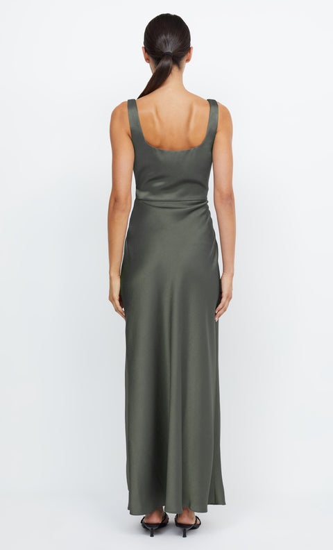 DREAMER SQUARE NECK DRESS - DARK WILLOW