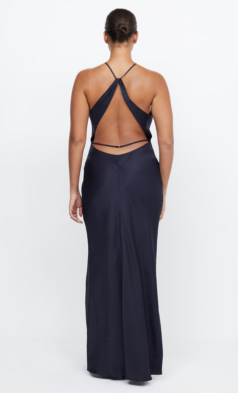 ADORE HALTER MAXI DRESS - INK