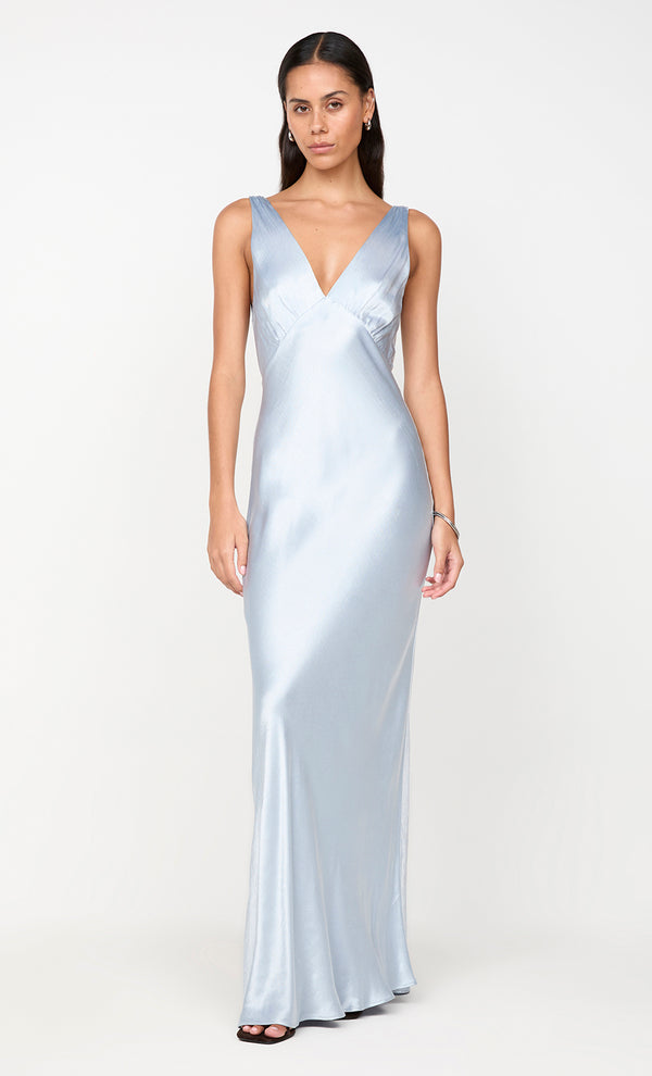 MOON DANCE VERONA DRESS - DUSTY BLUE