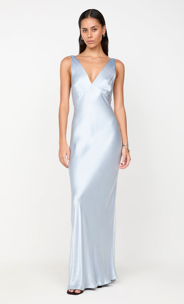 MOON DANCE VERONA DRESS - DUSTY BLUE