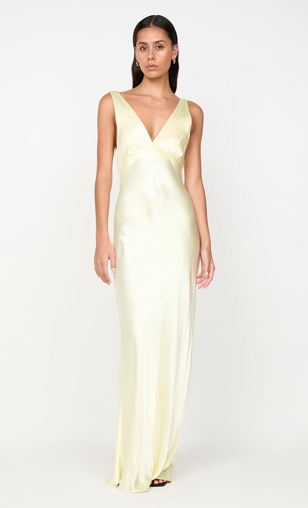 MOON DANCE VERONA DRESS - ICE YELLOW