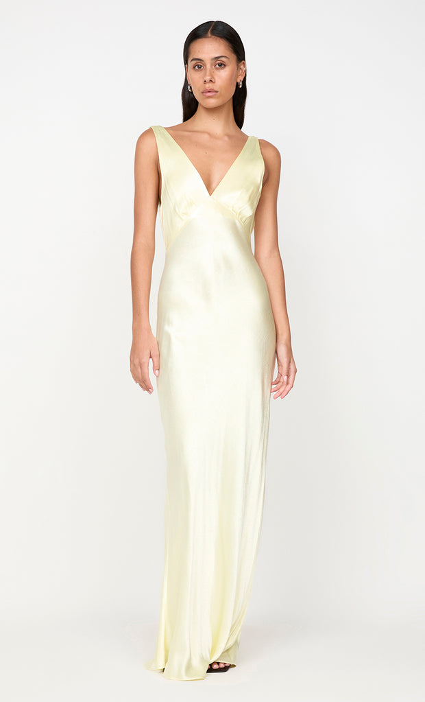 MOON DANCE VERONA DRESS - ICE YELLOW