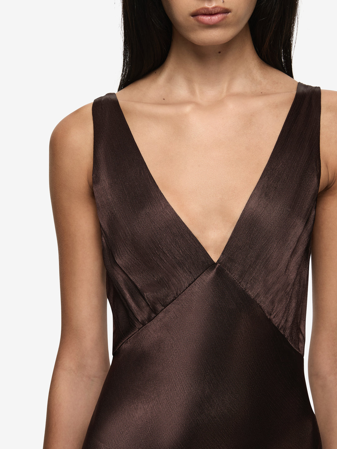MOON DANCE VERONA DRESS - DARK CHOCOLATE