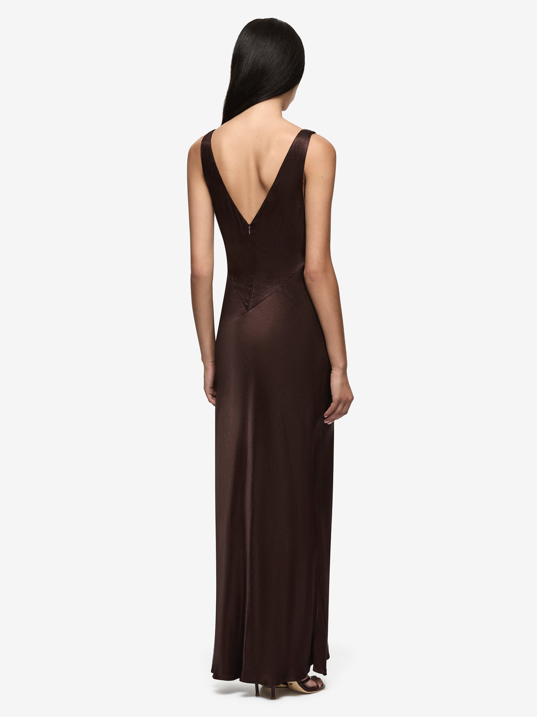 MOON DANCE VERONA DRESS - DARK CHOCOLATE