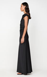 ETERNITY OFF SHOULDER MAXI - BLACK