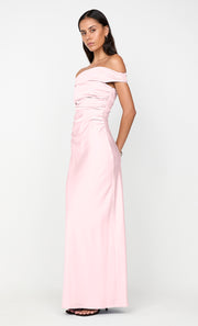 ETERNITY OFF SHOULDER MAXI - POWDER PINK