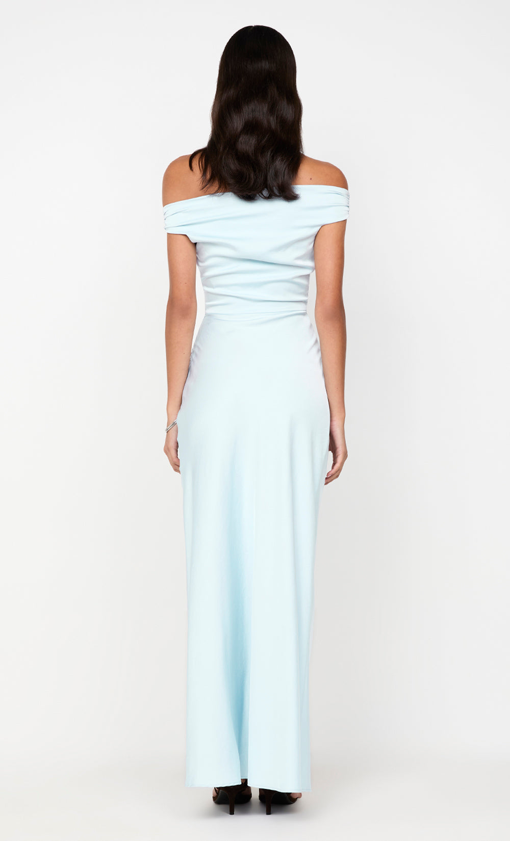 ETERNITY OFF SHOULDER MAXI - ARCTIC BLUE