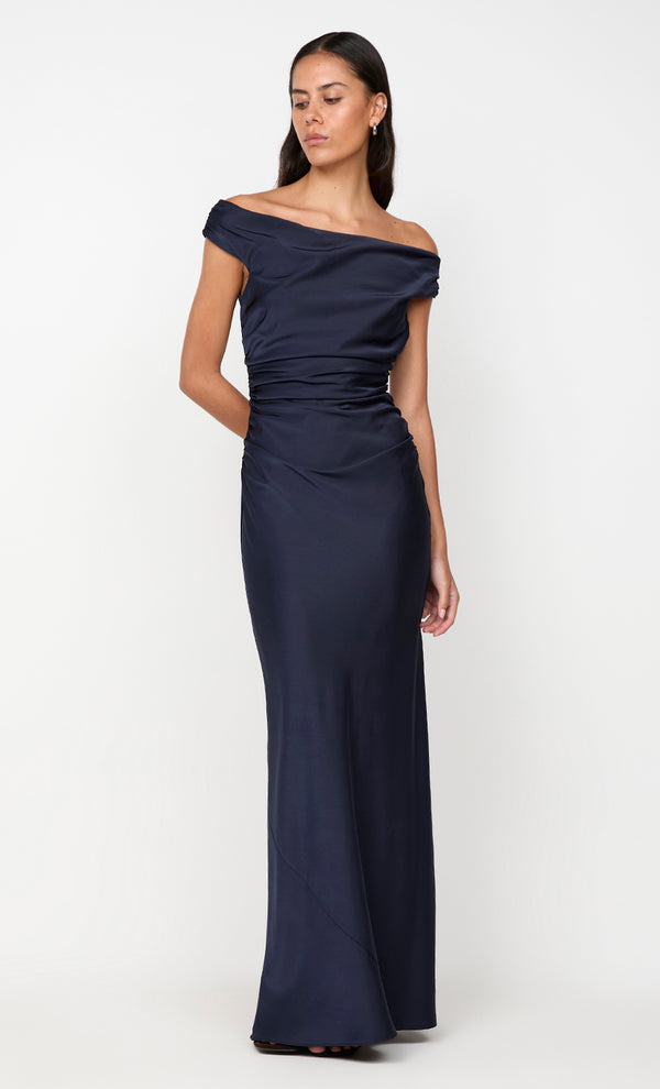 ETERNITY OFF SHOULDER MAXI - INK