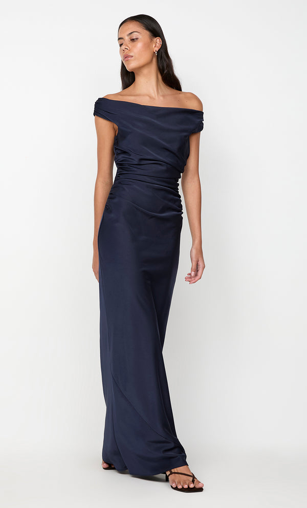 ETERNITY OFF SHOULDER MAXI - INK