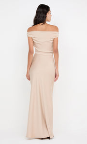 ETERNITY OFF SHOULDER MAXI - SAND