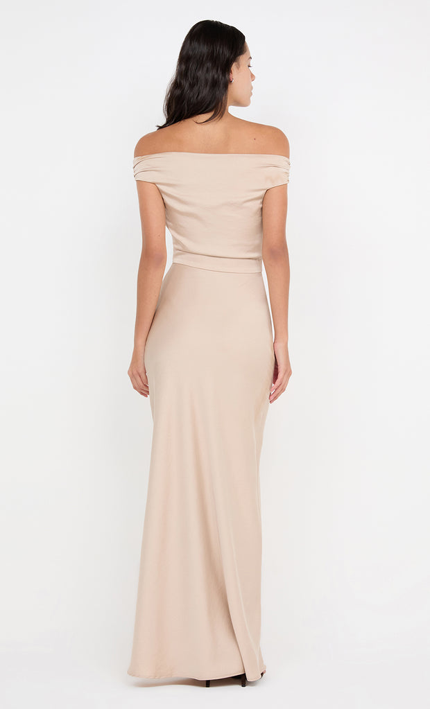 ETERNITY OFF SHOULDER MAXI - SAND