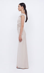 ETERNITY OFF SHOULDER MAXI - SAND