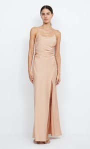 ETERNITY SCOOP MAXI DRESS - ROSE GOLD