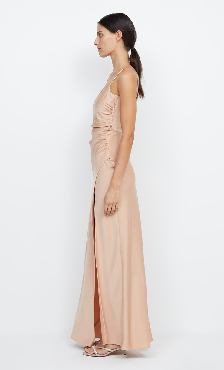 ETERNITY SCOOP MAXI DRESS - ROSE GOLD