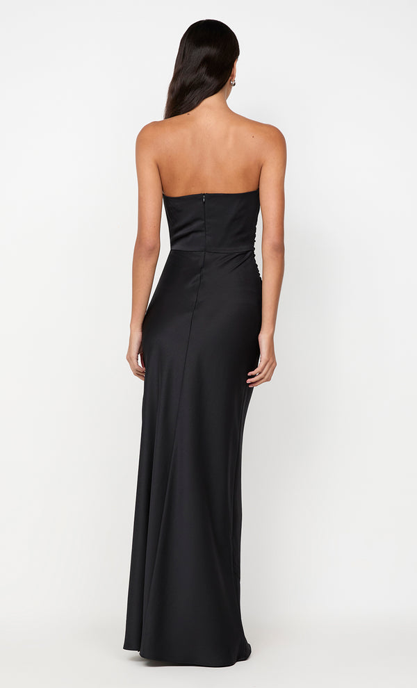 ETERNITY STRAPLESS MAXI DRESS - BLACK