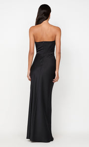 ETERNITY STRAPLESS MAXI DRESS - BLACK
