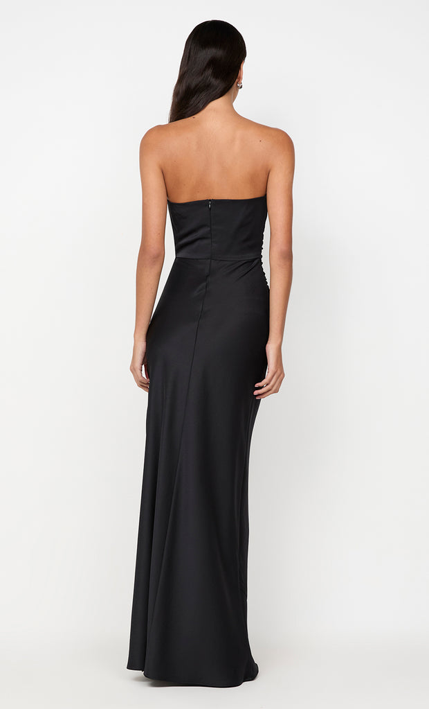 ETERNITY STRAPLESS MAXI DRESS - BLACK