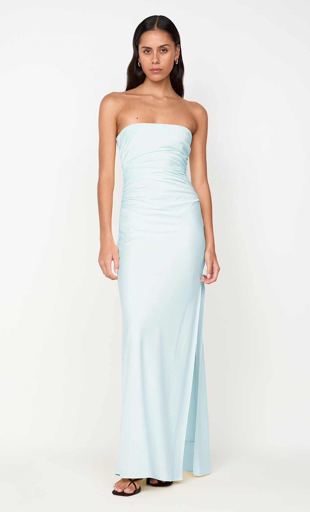 ETERNITY STRAPLESS MAXI DRESS - ARCTIC BLUE