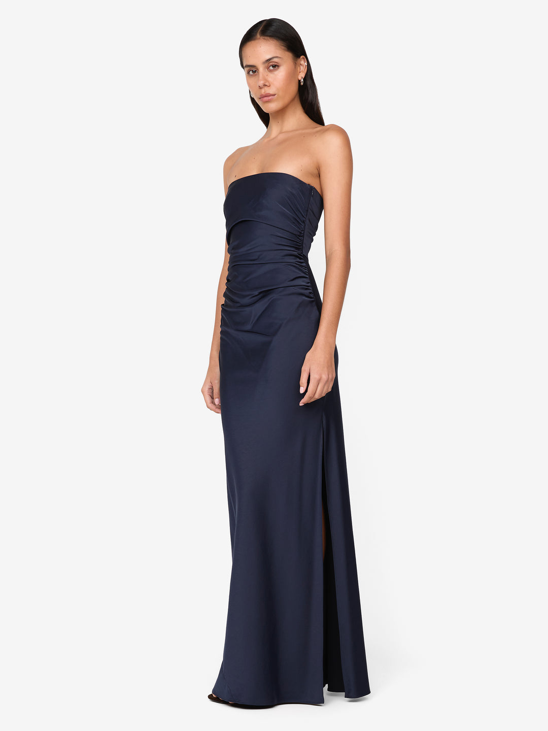 ETERNITY STRAPLESS MAXI DRESS - INK